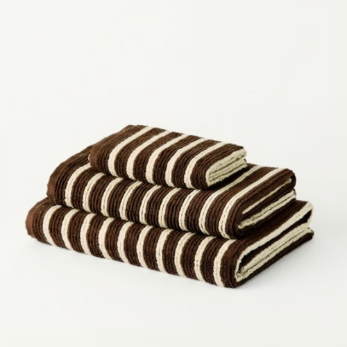 Adairs Flinders Beach & Chocolate Stripe Towel Range